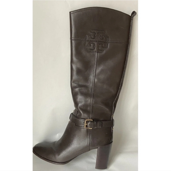Tory Burch authentic brown vegan leather boots - Picture 7 of 11